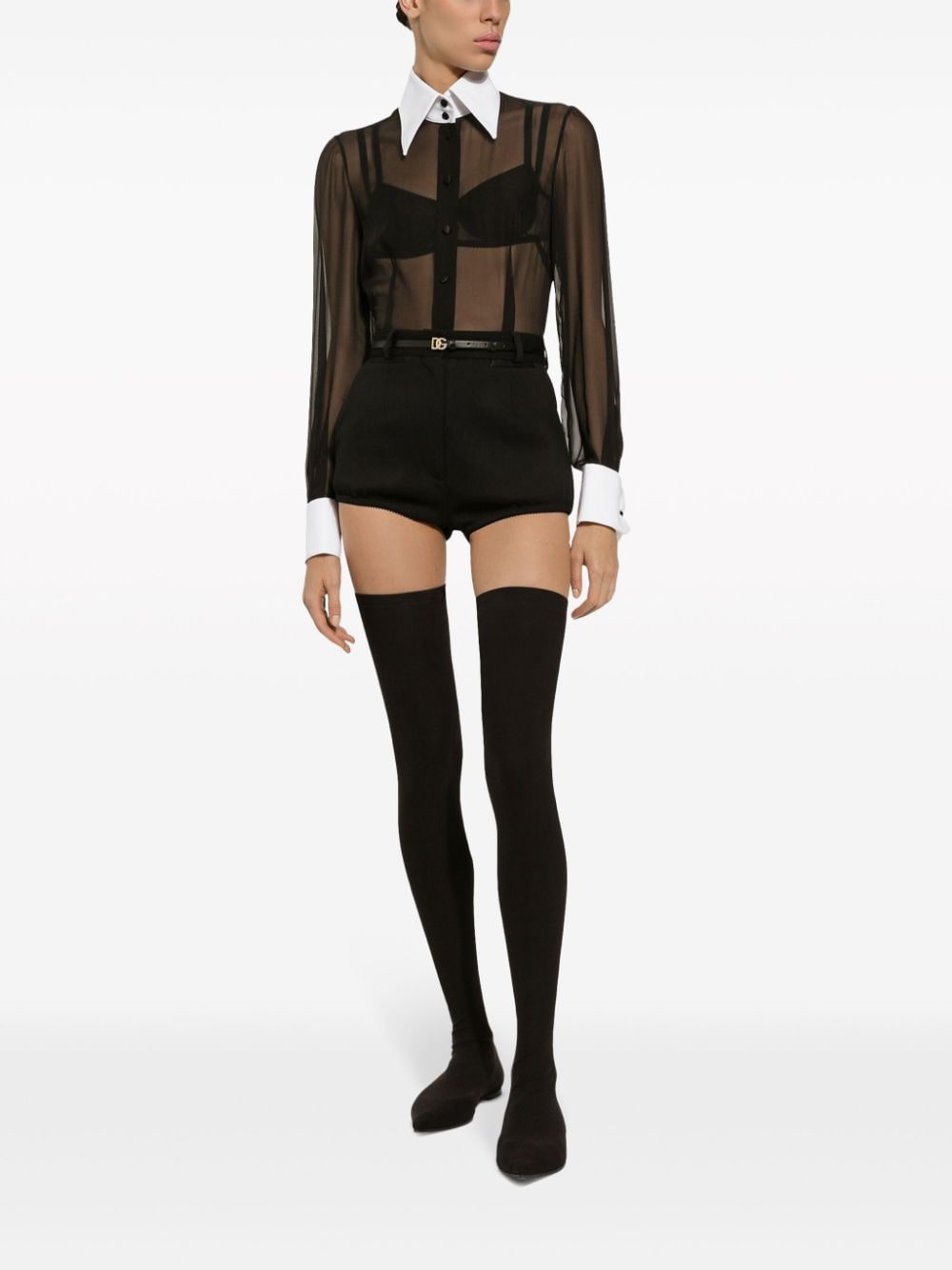 Dolce & Gabbana sheer cotton blouse - Image 3