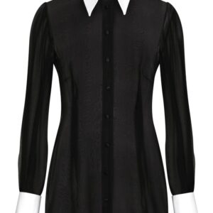 Dolce & Gabbana sheer cotton blouse