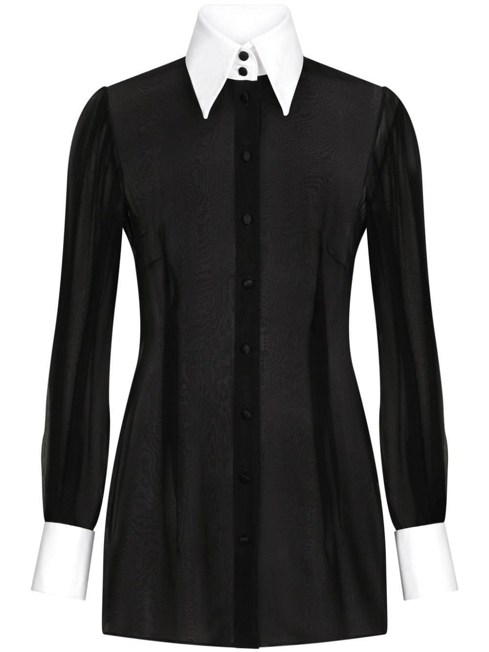 Dolce & Gabbana sheer cotton blouse
