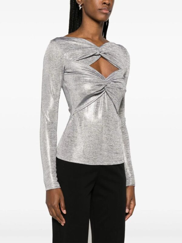 Karl Lagerfeld  twisted cut-out T-shirt - Image 3