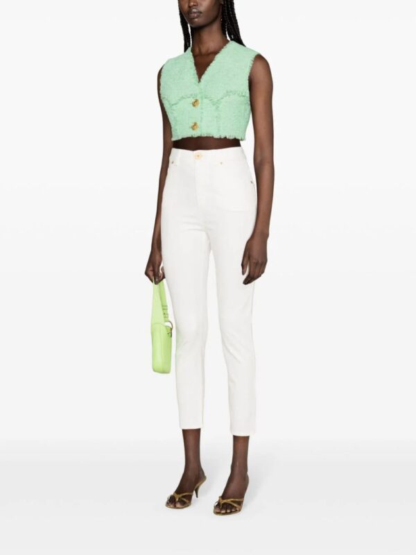Balmain  tweed cropped vest - Image 3