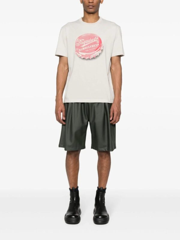 DSQUARED2  graphic-print cotton T-shirt - Image 2