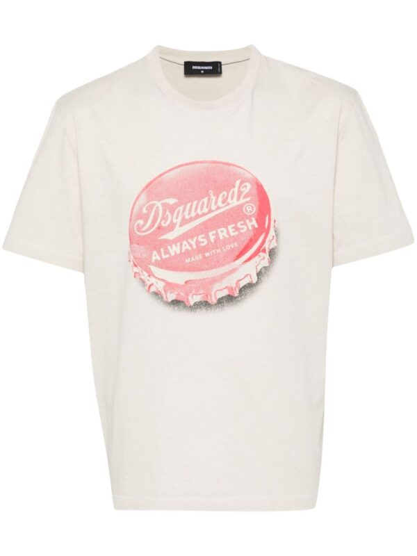 DSQUARED2  graphic-print cotton T-shirt