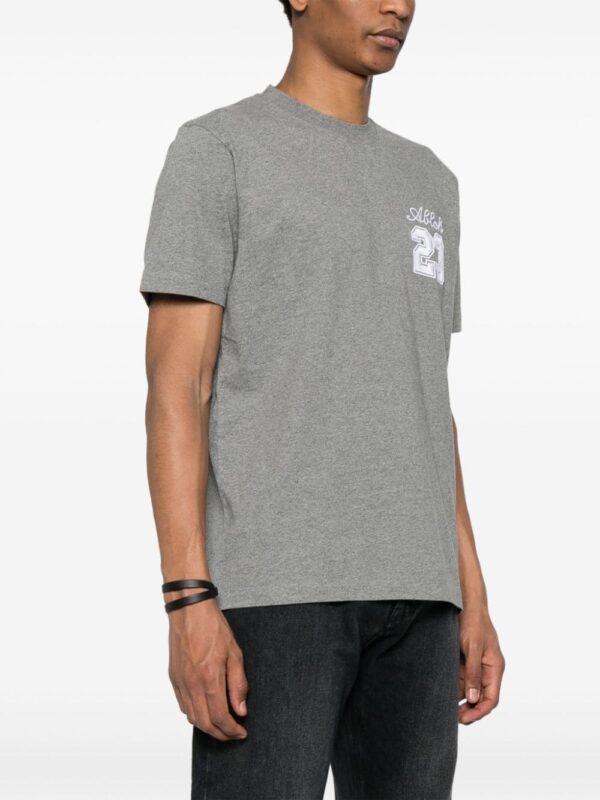 Off-White  embroidered-logo cotton T-shirt - Image 4