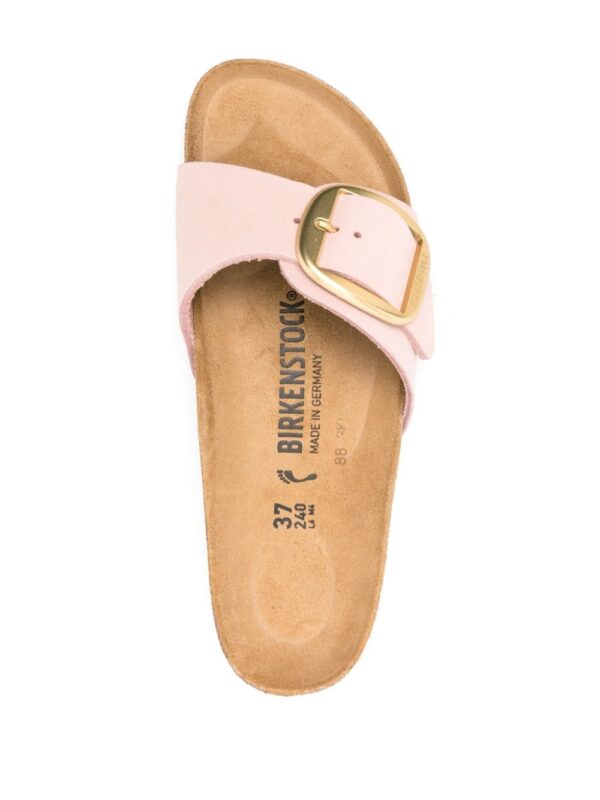 Birkenstock Madrid Big Buckle suede slides - Image 4