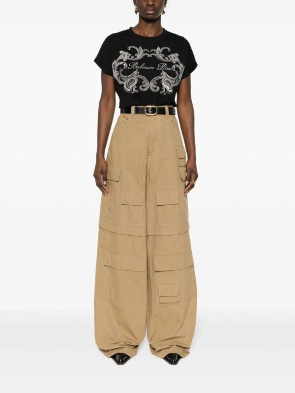 Balmain  logo-print cotton T-shirt - Image 2