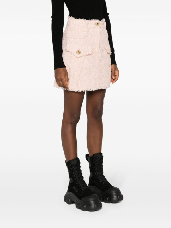 Balmain  frayed tweed miniskirt - Image 3