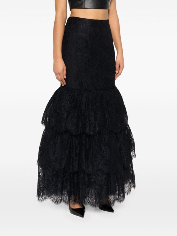 Moschino  lace-overlay skirt - Image 3