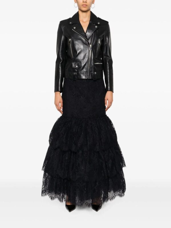 Moschino  lace-overlay skirt - Image 2