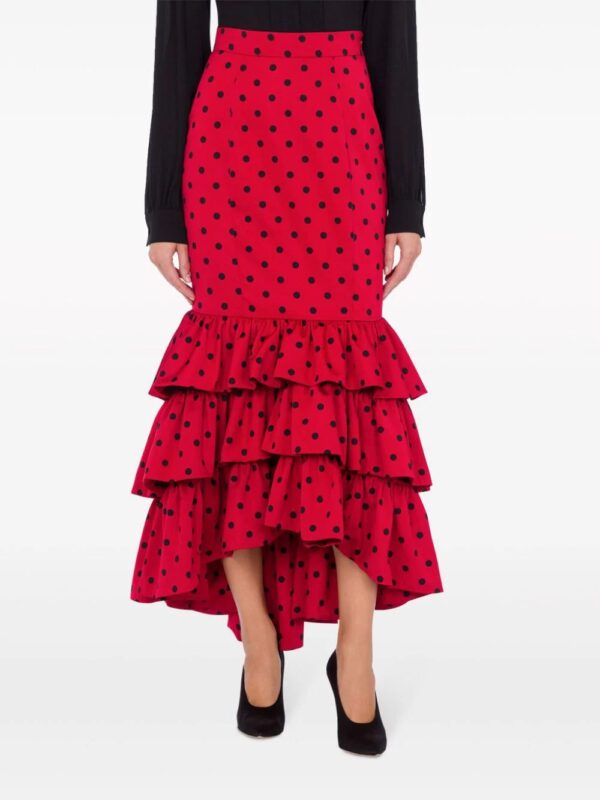 Moschino  polka-dot ruffled skirt - Image 2