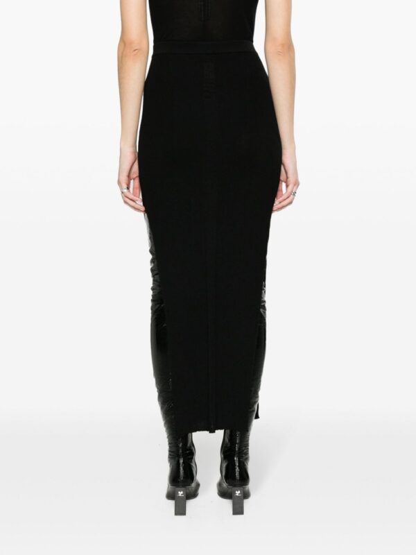 Rick Owens  Sacris ribbed-knit maxi skirt - Image 4