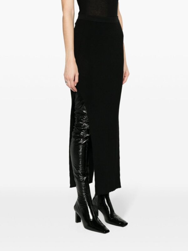 Rick Owens  Sacris ribbed-knit maxi skirt - Image 3
