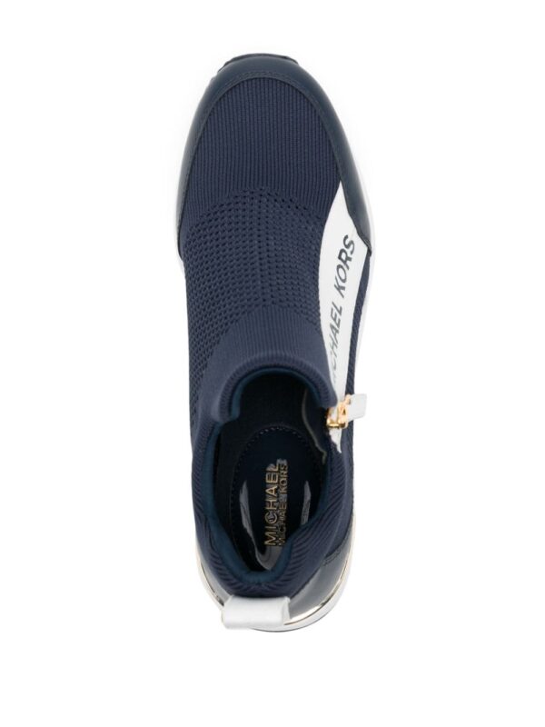 Michael Kors Willis 70mm knitted wedge sneakers - Image 4
