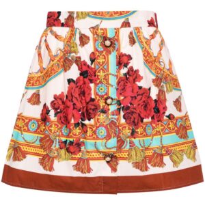 Dolce & Gabbana  graphic-print mini skirt