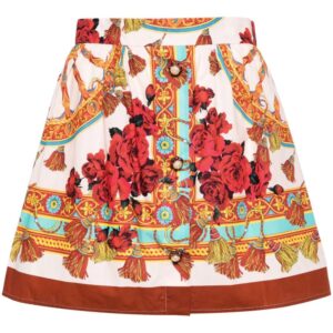 Dolce & Gabbana  graphic-print mini skirt