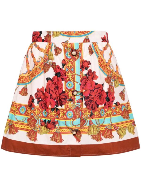 Dolce & Gabbana  graphic-print mini skirt