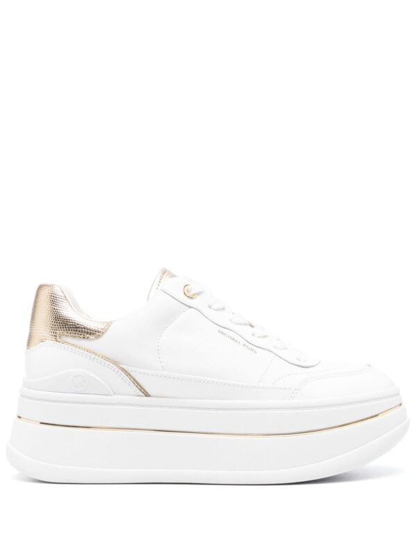 Michael Michael Kors Hayes leather platform sneakers
