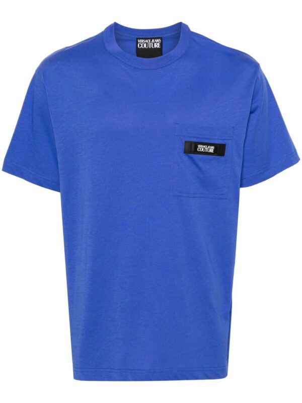 Versace Jeans Couture  logo-patch cotton T-shirt