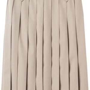 Miu Miu  pleated gabardine wool skirt