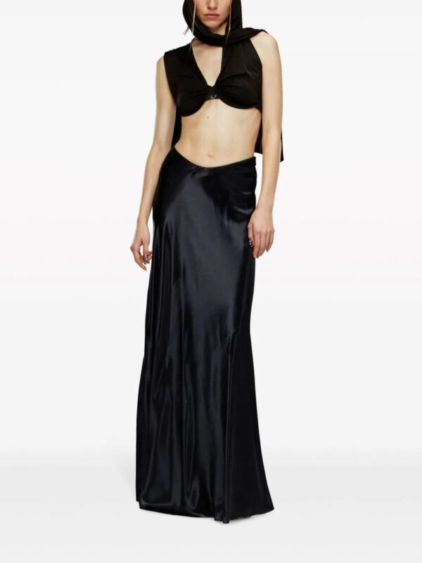 Diesel  O-Syren satin maxi skirt - Image 2
