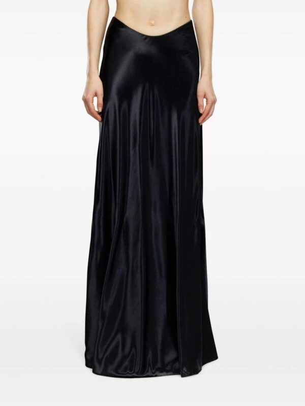Diesel  O-Syren satin maxi skirt - Image 3