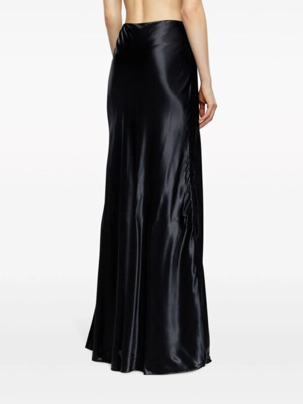 Diesel  O-Syren satin maxi skirt - Image 4
