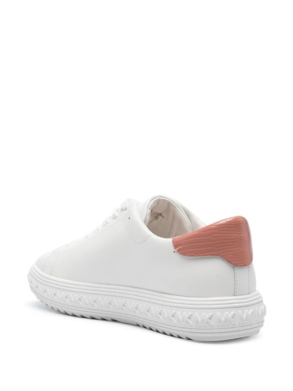 Michael Michael Kors logo-embossed leather sneakers - Image 3