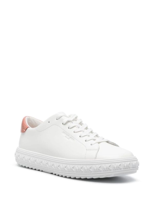 Michael Michael Kors logo-embossed leather sneakers - Image 2