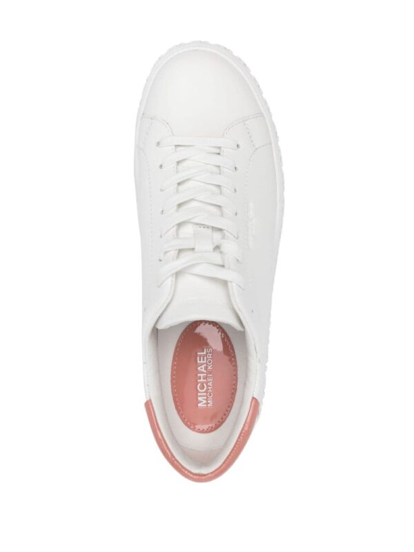Michael Michael Kors logo-embossed leather sneakers - Image 4