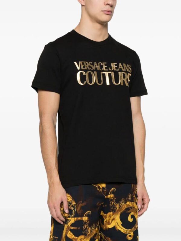Versace Jeans Couture  logo-print cotton T-shirt - Image 3