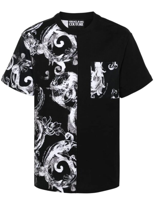 Versace Jeans Couture  barocco-print cotton T-shirt