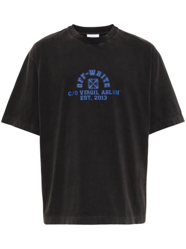 Off-White  logo-print cotton T-shirt