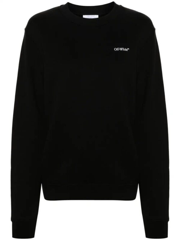 Off-White  Arrows-print cotton sweatshirt