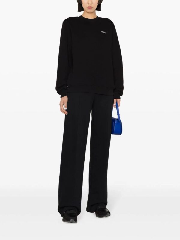 Off-White  Arrows-print cotton sweatshirt - Image 3