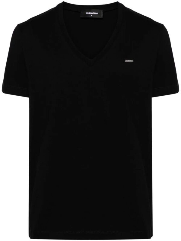 DSQUARED2  logo-plaque cotton T-shirt
