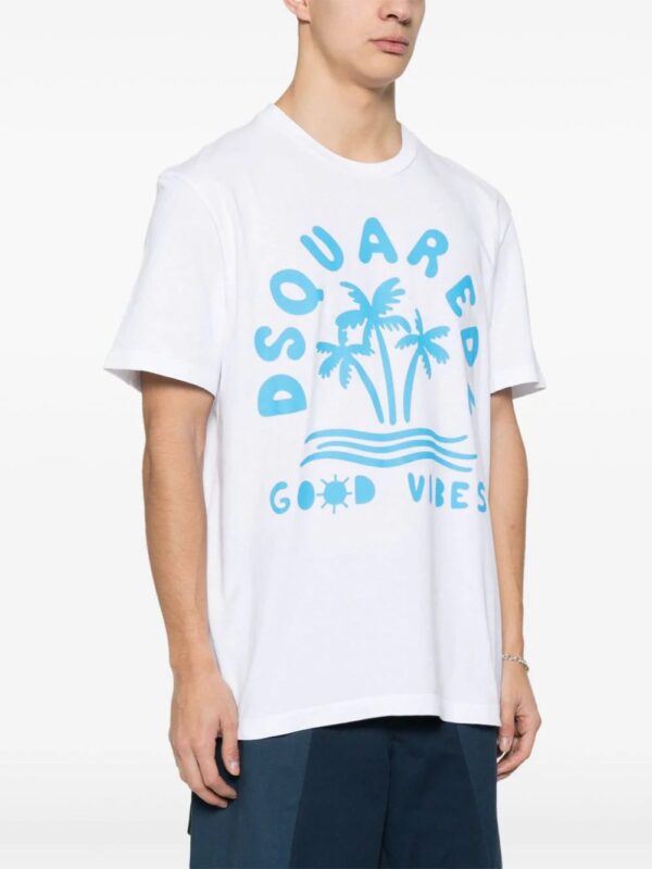 DSQUARED2  logo-print T-shirt - Image 3