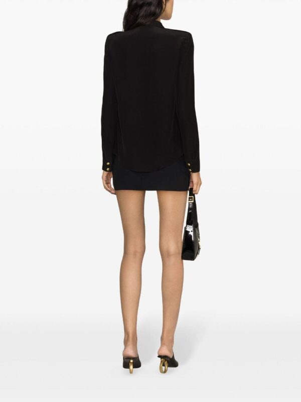Balmain long-sleeve silk shirt - Image 4