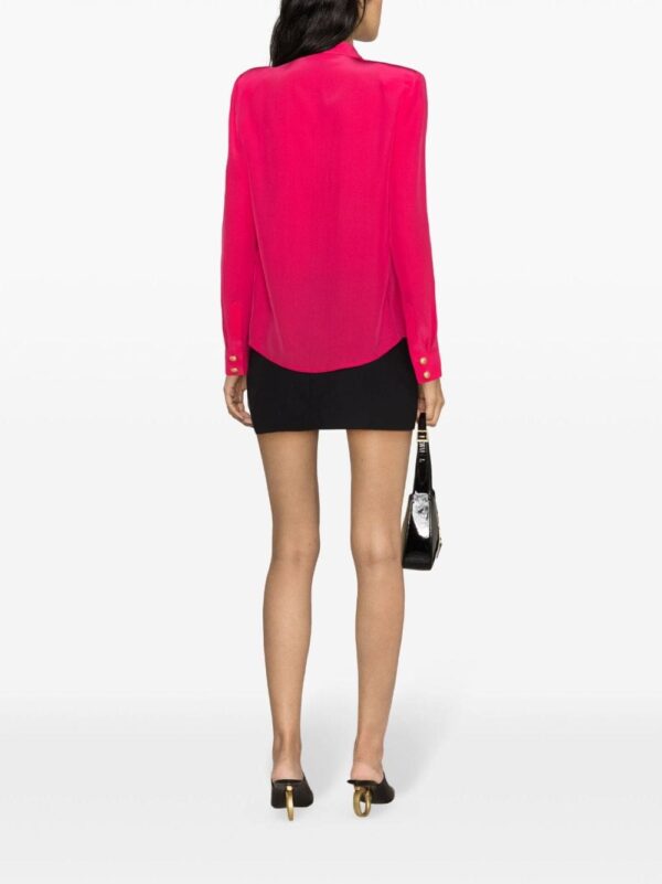 Balmain long-sleeve silk shirt - Image 4