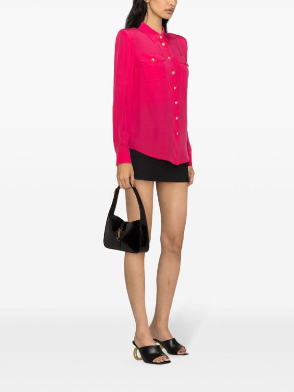 Balmain long-sleeve silk shirt - Image 3