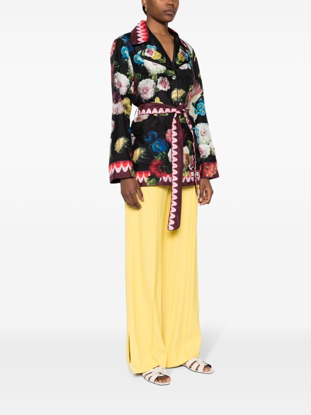 Dolce & Gabbana floral-print silk shirt - Image 3