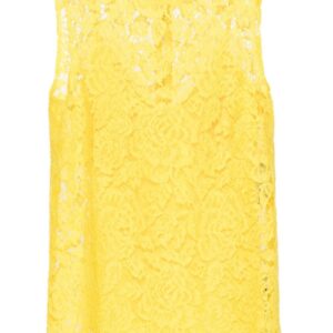 Dolce & Gabbana floral-lace scallop-collar top