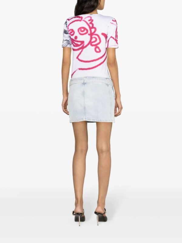 Diesel  De-Flip-S denim miniskirt - Image 4