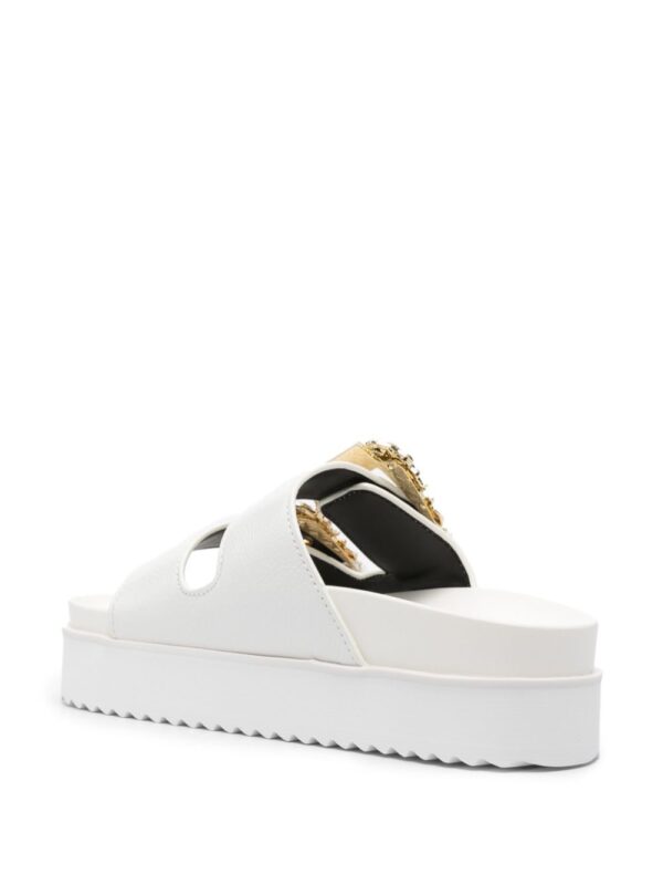 Versace Jeans Couture Baroque-buckle slides - Image 3