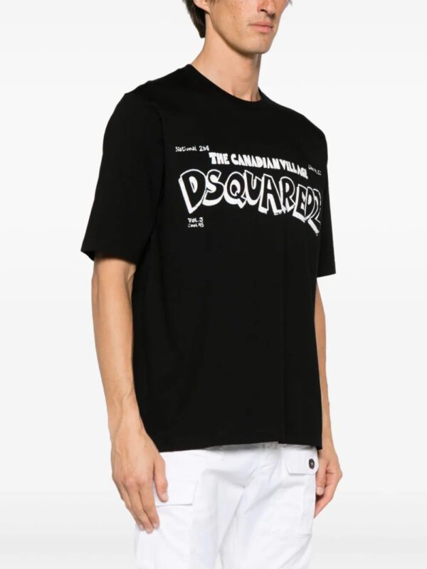 DSQUARED2  Skater Fit cotton T-shirt - Image 3