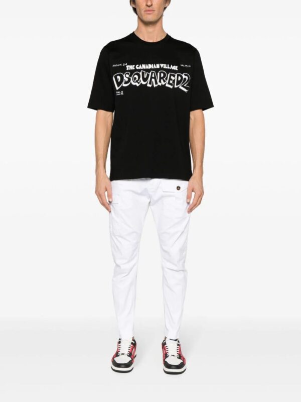 DSQUARED2  Skater Fit cotton T-shirt - Image 2
