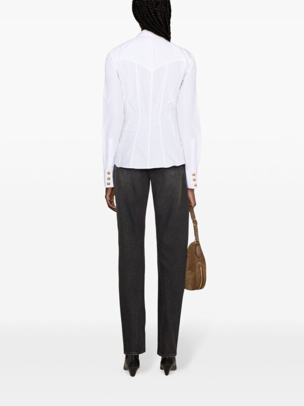 Balmain exposed-seam cotton shirt - Image 4