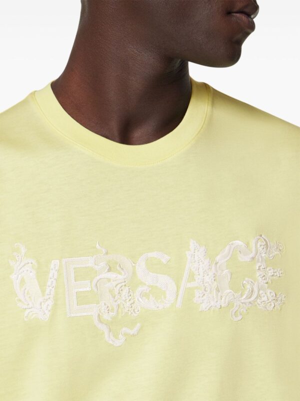 Versace  logo-embroidered T-shirt - Image 4
