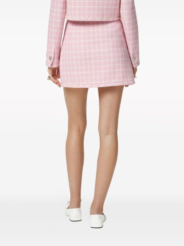 Versace  Contrasto tweed wrap miniskirt - Image 3