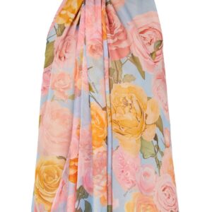 Balmain  tie-neck floral-print blouse