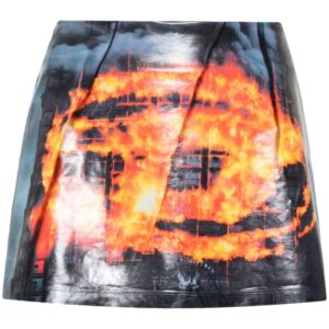 Diesel  Oval D-print mini skirt